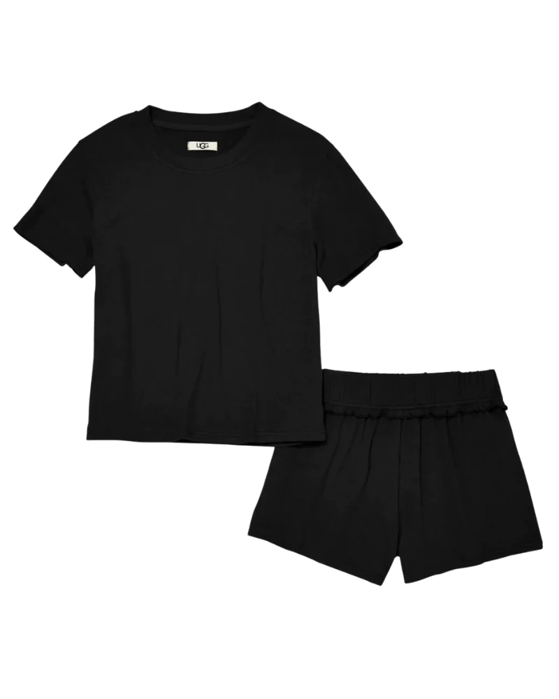1136910 Black Aniyah Pajamas Shorts Set