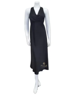 447X Black Positivity Gown Plus Sizes